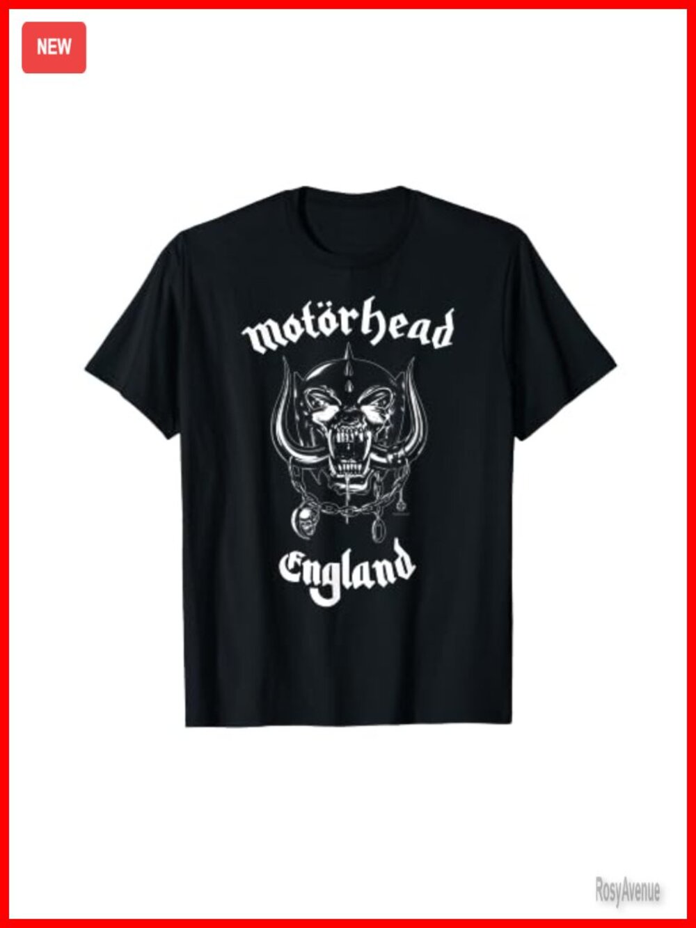 Motörhead Warpig England Vintage Rock Tee